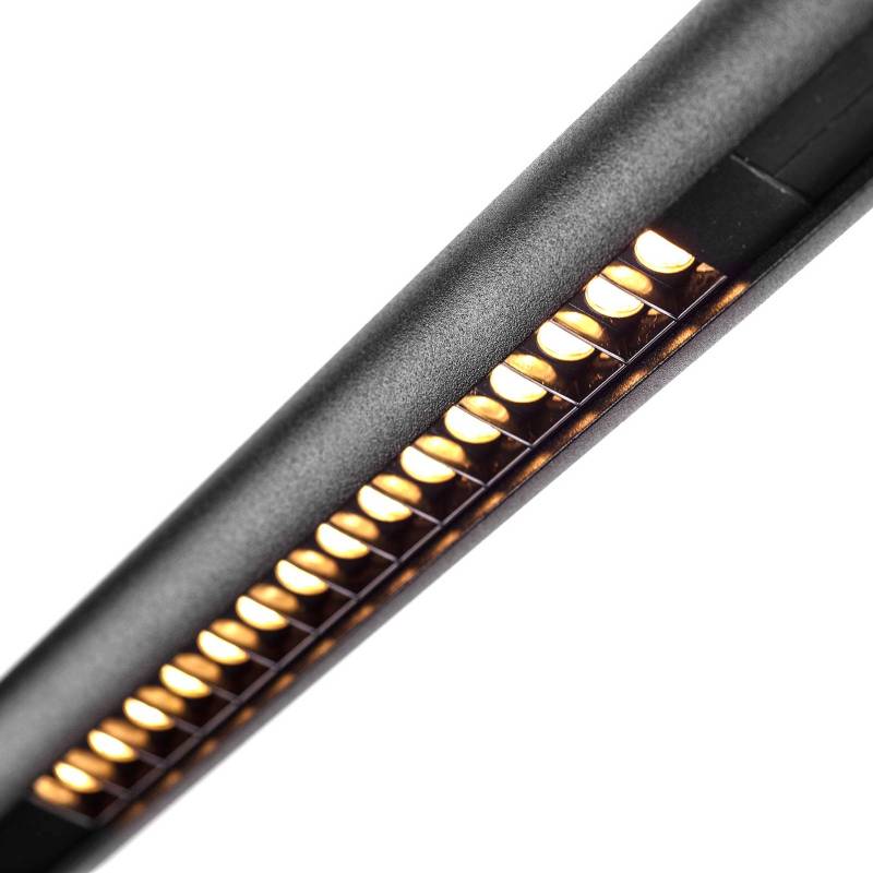 Ivela Schienenlampe Minirooler schwarz DALI 48 V 50° 3.000 K von Ivela