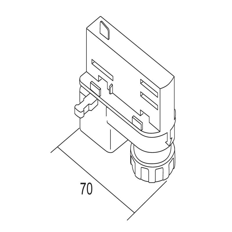 Ivela Universal-Adapter 220-240V, silber von Ivela