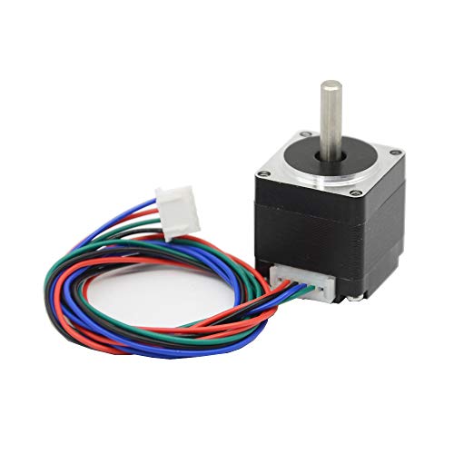 Iverntech Nema 11 Schrittmotor 28 mm Gehäuse 1.8 Schrittwinkel 0.8 A 2-phasig 4-adrig mit 50 cm Kabel für 3D-Drucker, CNC-Maschine und Robotik von Iverntech