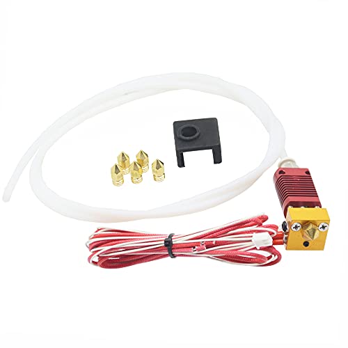 Iverntech Original montiertes Hotend-Kit für Creality Ender 3, 1,75 mm Filament, 0,4 mm Düse, MK8 Aluminium Extruder Hot End, 24V 40W von Iverntech