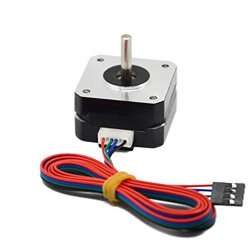 Iverntech 42 Nema 17 Schrittmotor 23mm Körper für Titan Extruder 3D Drucker 1.8 Schrittwinkel 1.5A 2 Phase 4-Leiter mit 1M Kabel von Iverntech