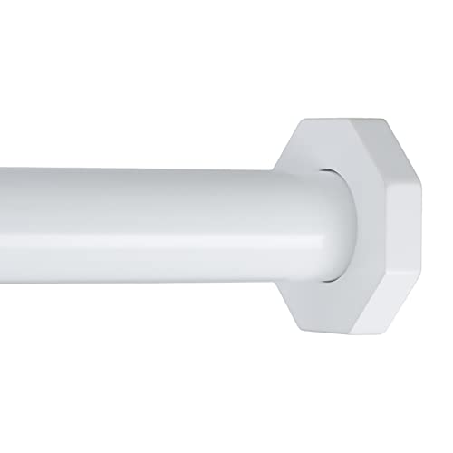 Ivilon Spannstange für Fenster oder Dusche, sechseckig, 91,4 bis 137,2 cm, Weiß Ivilon Spannstange für Fenster oder Dusche, sechseckig, 91,4 bis 137,2 cm, Weiß von Ivilon