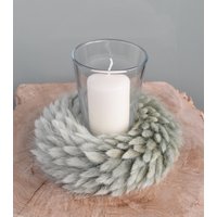 Trockenblumenkranz, Kerzenkranz, Tischschmuck Wandschmuck Trockenblumenkranz Aus Lagurus in Lindgrün Boho Style Trockenblumenkranz, Kerzenkranz, Tischschmuck Wandschmuck Trockenblumenkranz Aus Lagurus in Lindgrün Boho Style von IvonneBohoflowershop