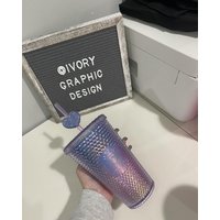 Geblendeter Herz Stroh Topper Geblendeter Herz Stroh Topper von IvoryGraphicDesign