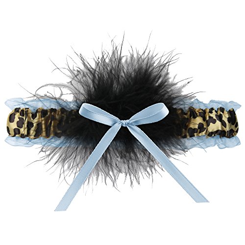 Ivy Lane Design Zooey Leopard Print Garter, Light Blue Ivy Lane Design Zooey Leopard Print Garter, Light Blue von Ivy Lane Design
