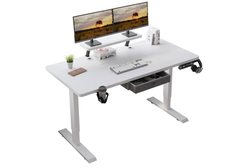 IvyIvy Gamingtisch Computertisch höhenverstellbar elektrisch Schreibtisch 140x76 cm, mit einer Schicht und unterbauschubladen IvyIvy Gamingtisch Computertisch höhenverstellbar elektrisch Schreibtisch 140x76 cm, mit einer Schicht und unterbauschubladen von IvyIvy