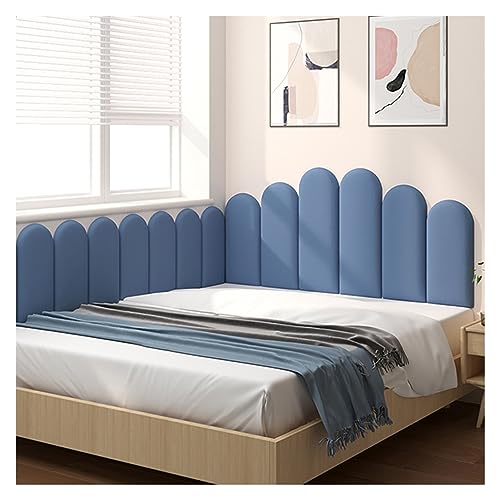 IvyLoutish 3D Anti-Kollisions-Wandpolsterung, schalldichte Kopfteile, dekorative gepolsterte Wandpaneele für Schlafsaal, Schlafzimmer, 3 cm dick, 200,2 x 39,9 cm, Blau IvyLoutish 3D Anti-Kollisions-Wandpolsterung, schalldichte Kopfteile, dekorative gepolsterte Wandpaneele für Schlafsaal, Schlafzimmer, 3 cm dick, 200,2 x 39,9 cm, Blau von IvyLoutish