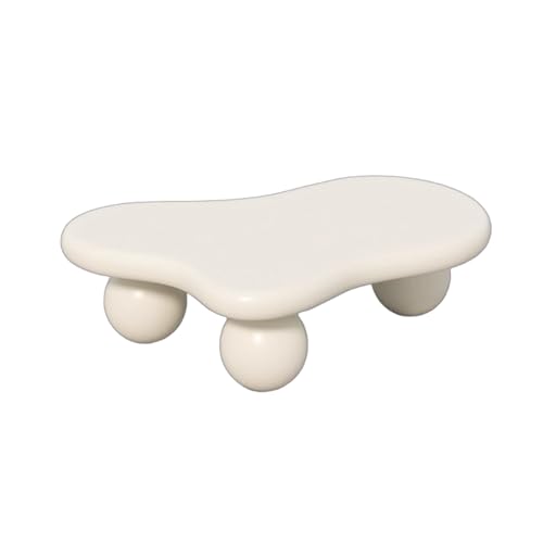 IvyLoutish Cloud Couchtische für Wohnzimmer, niedlicher Couchtisch, abgerundete Kanten, poliert, modern, schlicht, unregelmäßige Tische mit Kugelbein, für Zuhause, Büro, kleiner Raum (Weiß, 120 x 76 IvyLoutish Cloud Couchtische für Wohnzimmer, niedlicher Couchtisch, abgerundete Kanten, poliert, modern, schlicht, unregelmäßige Tische mit Kugelbein, für Zuhause, Büro, kleiner Raum (Weiß, 120 x 76 von IvyLoutish