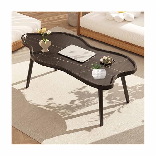 IvyLoutish Moderner Wolken-Kaffeetisch aus Holz, für Zuhause, Sofa, Teetisch, unregelmäßiger Eck-Cocktail-Beistelltisch mit 4 stabilen Stützbeinen, Balkon-Beistelltisch für Wohnzimmer, Schlafzimmer IvyLoutish Moderner Wolken-Kaffeetisch aus Holz, für Zuhause, Sofa, Teetisch, unregelmäßiger Eck-Cocktail-Beistelltisch mit 4 stabilen Stützbeinen, Balkon-Beistelltisch für Wohnzimmer, Schlafzimmer von IvyLoutish