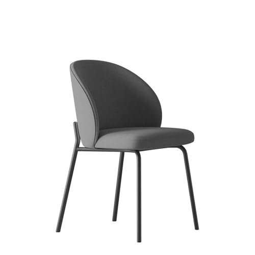 Moderner Esszimmerstuhl im italienischen Stil, hochwertige Baumwolle und Leinen, gepolsterte Sitzlehne, stabile Beine aus Karbonstahl, Beine für Esszimmer, Schlafzimmer, Konferenzraum, Wohnzimmer Moderner Esszimmerstuhl im italienischen Stil, hochwertige Baumwolle und Leinen, gepolsterte Sitzlehne, stabile Beine aus Karbonstahl, Beine für Esszimmer, Schlafzimmer, Konferenzraum, Wohnzimmer von IvyLoutish