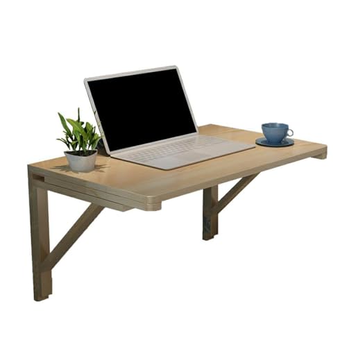 Wandmontierter Schreibtisch, zusammenklappbar, aus Massivholz, starke Tragfähigkeit, platzsparend, 70 x 40 cm Wandmontierter Schreibtisch, zusammenklappbar, aus Massivholz, starke Tragfähigkeit, platzsparend, 70 x 40 cm von IvyLoutish