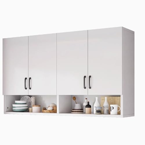 IvyTantor Hängeschränke Wandschrank aus Massivholz für die Aufbewahrung in Küche und Bad, 120 x 30 x 80 cm, Küchenwandschrank mit reichlich Stauraum von IvyTantor