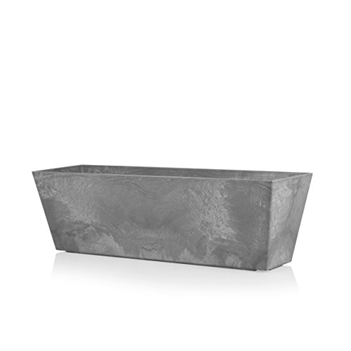 Ivyline Balkonkasten Artstone 107834, 55 x 17 x 17 cm, Ella Grey von Ivyline