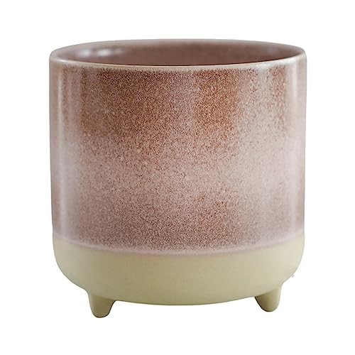 Ivyline Pflanzgefäß, Keramik, rosenmatt, reaktiv, H 8,5 cm x T 8 cm von Ivyline