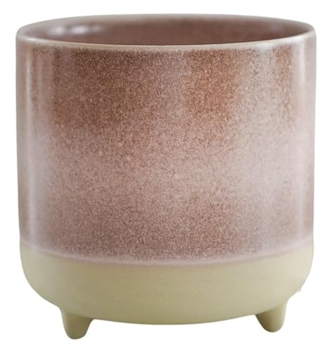 Ivyline Pflanzgefäß, Keramik, rosenmatt, reaktiv, H 12 cm x T 12 cm von Ivyline