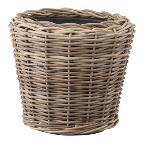 Ivyline rdvspgry45 45 cm Dry Topf Rattan Vase Übertopf, grau von Ivyline