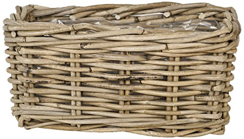Ivyline wrcpgry30 30 cm Rechteck Wicker Übertopf, natur von Ivyline