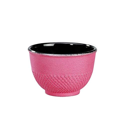 Iwachu - Arare Japan Tee Cup Gusseisen fuchsia-silber 0.1l von Iwachu