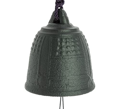 Iwachu Feng Shui Furin Glocke, japanisches Gusseisen, Schwarz, 5,5 cm von Iwachu