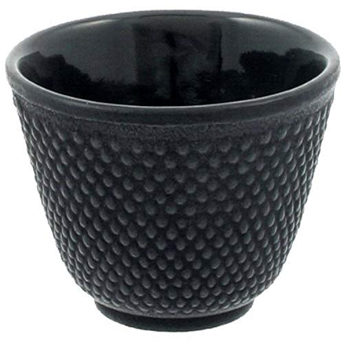 Iwachu Japanese Iron Tea Cup, Black Hobnail von Iwachu