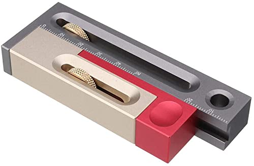 Table Saw Slot Adjuster Mortise and Tenon Tool Movable Measuring Block Length Compensation Table Set Up Woodworking Tools von Iwähle