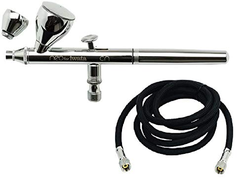Iwata Airbrush Neo HP-CN mit Geflochtener Luftschlauch Fengda 3m passend 1/8 "-1/8" Iwata Airbrush Neo HP-CN mit Geflochtener Luftschlauch Fengda 3m passend 1/8 "-1/8" von Iwata