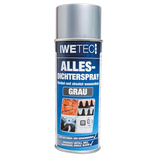 Iwetec Allesdichterspray 400 ml, Versiegelung 3 versch. Farben (grau) von IWETEC