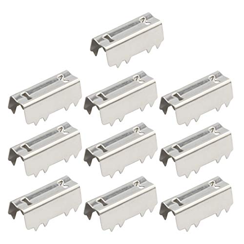Ixkbiced 10 Stück 3D-Drucker GT2 Open Belt Clip Open-End Zahnriemen Belt Clamp Crim Style von Ixkbiced