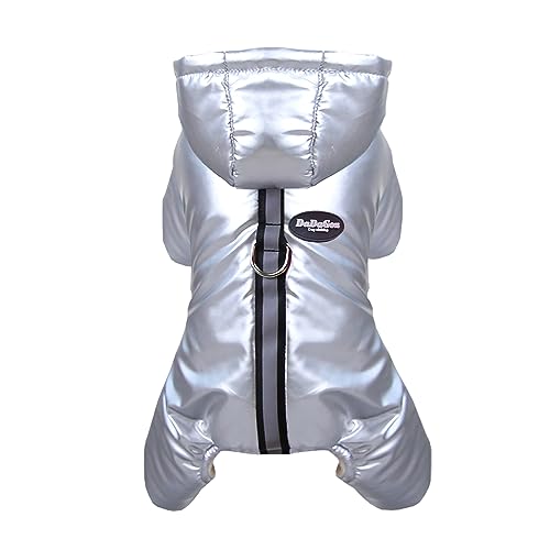 Izefia Hundemantel Winddichte Jacke Kaltwettermantel 4-Beine Warmer Hund Jumpsuit Winter Dicke Kleidung Schneefeste Mantel Baumwolle Hundemantel für Kleine Hund Mittlere Hund Katze Izefia Hundemantel Winddichte Jacke Kaltwettermantel 4-Beine Warmer Hund Jumpsuit Winter Dicke Kleidung Schneefeste Mantel Baumwolle Hundemantel für Kleine Hund Mittlere Hund Katze von Izefia