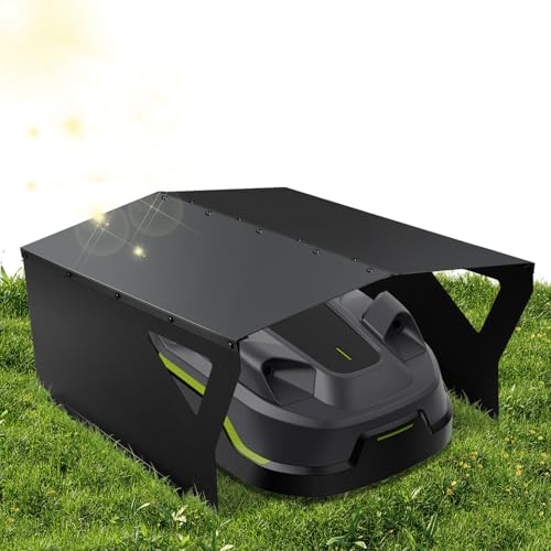 Izrielar Mähroboter Garage, Garage für Mähroboter, Carport Überdachung für Rasenroboter,Verzinktes Blech Robotermäher Garage, Regenhaus für Mähroboter mit Abstützleiste,Schwarz Izrielar Mähroboter Garage, Garage für Mähroboter, Carport Überdachung für Rasenroboter,Verzinktes Blech Robotermäher Garage, Regenhaus für Mähroboter mit Abstützleiste,Schwarz von Izrielar