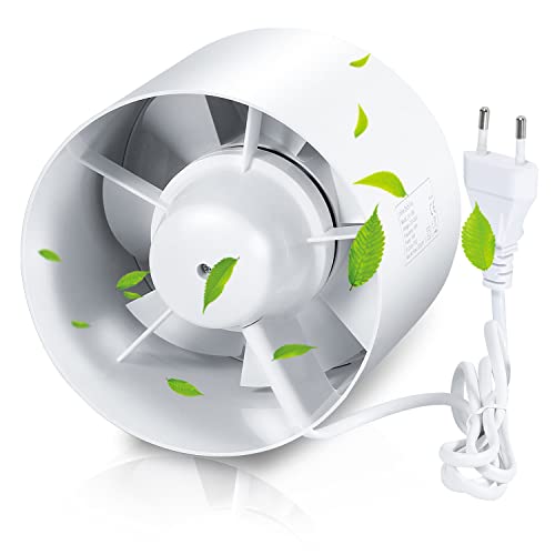Izrielar Rohrventilator 150mm, Rauchabzug Kanalventilator Abluftventilator 320m³/h Inline-Rohrventilator Hitzebeständig Lüfter Leise Rauchabzug Ventilator für Küche, WC, Garage Izrielar Rohrventilator 150mm, Rauchabzug Kanalventilator Abluftventilator 320m³/h Inline-Rohrventilator Hitzebeständig Lüfter Leise Rauchabzug Ventilator für Küche, WC, Garage von Izrielar