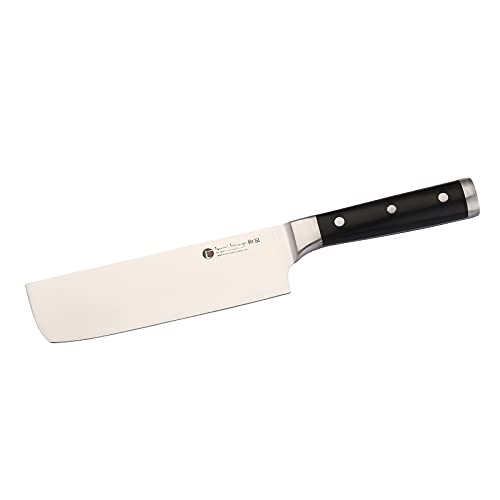 IZUMI ICHIAGO Nakiri Hack- und Gemüsemesser, Japanischer High-Carbon Edelstahl Griff Tecaran® von IZUMI ICHIAGO