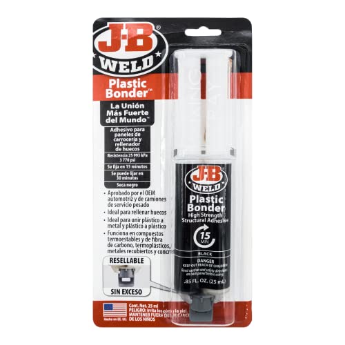 J-B Weld 50139SPA - Klebstoff - Epoxy - Kunststoffe - Auto - Karosserie - Schwarz getrocknet - 25 ml von J-B Weld