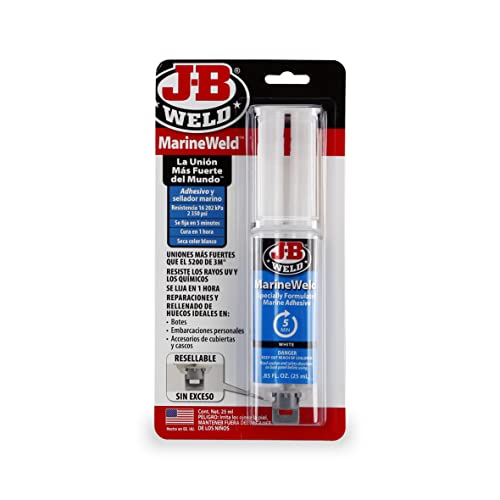 J-B Weld 50172SPA - Epoxidharz 2 Komponenten - Wasserdicht | Beständig gegen UVA-Strahlen und Chemikalien. Boote, Boote und Zubehör - Marine Weld - 25ml J-B Weld 50172SPA - Epoxidharz 2 Komponenten - Wasserdicht | Beständig gegen UVA-Strahlen und Chemikalien. Boote, Boote und Zubehör - Marine Weld - 25ml von J-B Weld