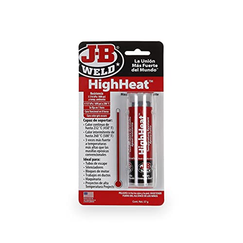J-B Weld 8297SPA - Spachtelmasse - Metall - Hohe Temperaturen - Harz - Epoxidharz - Auspuffrohre - Maschine - Motor - Reparaturen - bis 232 °C - 57 g J-B Weld 8297SPA - Spachtelmasse - Metall - Hohe Temperaturen - Harz - Epoxidharz - Auspuffrohre - Maschine - Motor - Reparaturen - bis 232 °C - 57 g von J-B Weld