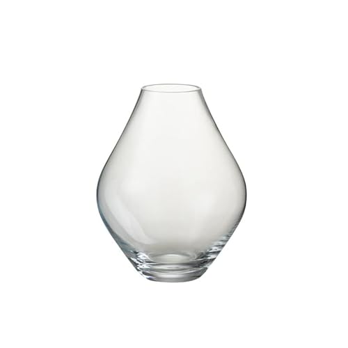 J-Line by Jolipa J-Line Vase Abby, Glas, transparent, klein, weiß, L von J-Line by Jolipa