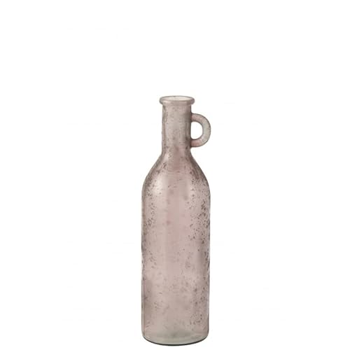 J-Line by Jolipa Vase, Flasche, Glas, Rosa, 14 x 14 x 50 cm, Pink, L von J-Line by Jolipa