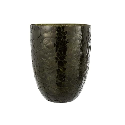 J-Line by Jolipa Vase ECLATS Glas Khaki von J-Line by Jolipa