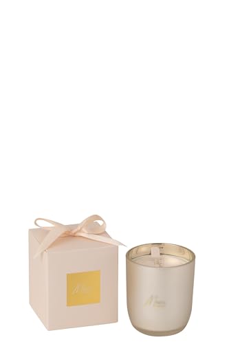 DUFTKERZE MERCI BEIGE SMALL-35STUNDEN von J-Line