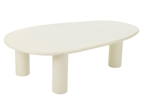 J-Line BEISTELLTISCH Bali MDF/PVC WEIß Large von J-Line