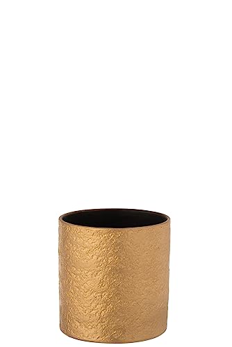 J-Line Übertopf Gatsby - Keramik - Gold - Medium von J-Line