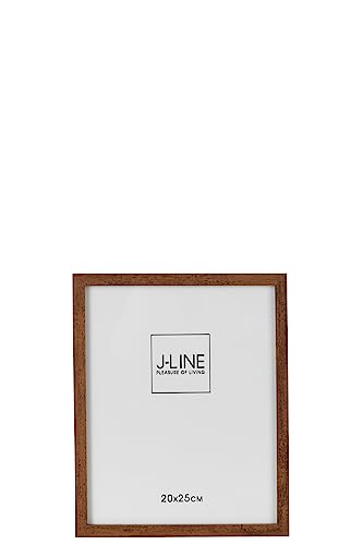 J-Line Bilderrahmen - Fotohalter Basic - Holz - Dunkelbraun - mittel - 2 Stücke von J-Line
