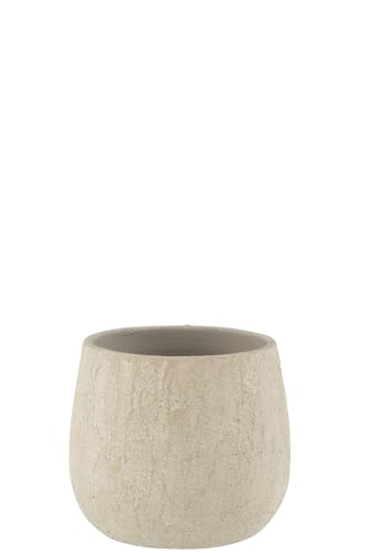 J-Line Blumentopf Fleckig Rau - Keramik - grau - medium - Ø 14.8 cm von J-Line