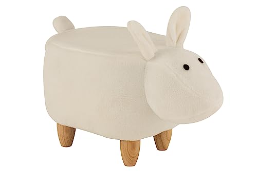 J-Line Kinderstuhl Schaf - Holz/Textil - Elfenbein - 66x32x46cm von J-Line