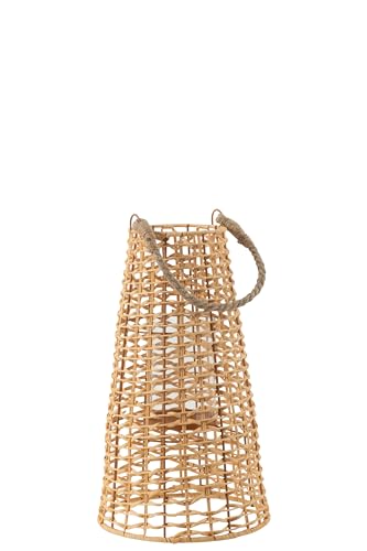 J-Line Laterne Anais - Rattan - Naturell - Small von J-Line