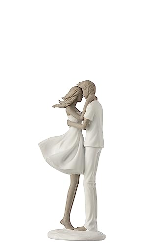 J-Line Paar KÜSSCHEN Poly WEIß/Taupe J-Line Paar KÜSSCHEN Poly WEIß/Taupe von J-Line