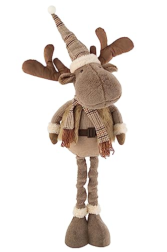 J-Line Rentier Winter STEHEND Textil BRAUN Large J-Line Rentier Winter STEHEND Textil BRAUN Large von J-Line