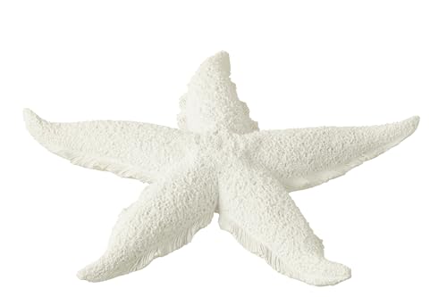 J-Line Seestern - Polyresin - Weiß - Large von J-Line