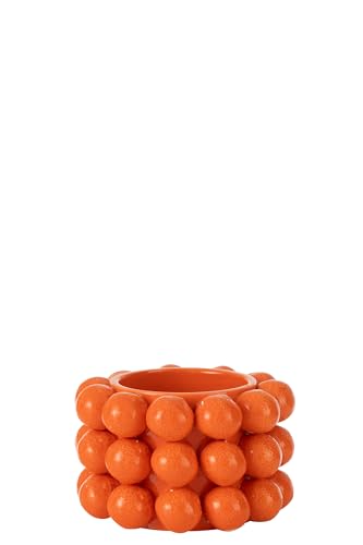 J-Line ÜBERTOPF ORANGEN Keramik ORANGE SMALL von J-Line