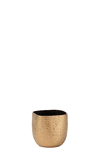 J-Line Übertopf Audrey - Keramik - Gold - Small von J-Line